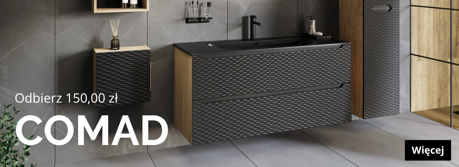 Promocja na meble łazienkowe Comad