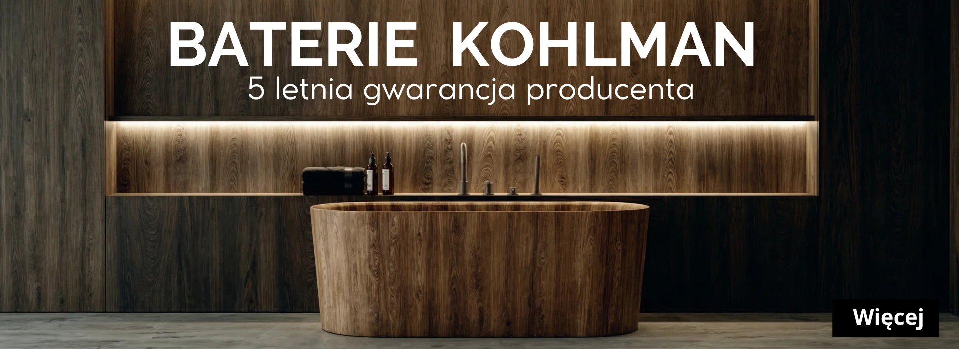 Ekskluzywne baterie do łazienki firmy Kohlman