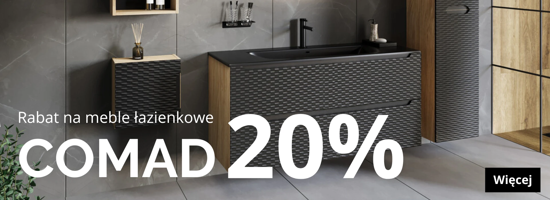 Promocja na meble do łazienki Comad