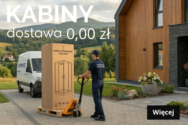 kabiny prysznicowe dostarczamy za zero zł