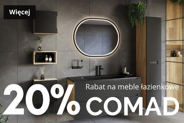 Promocja na meble do łazienki Comad