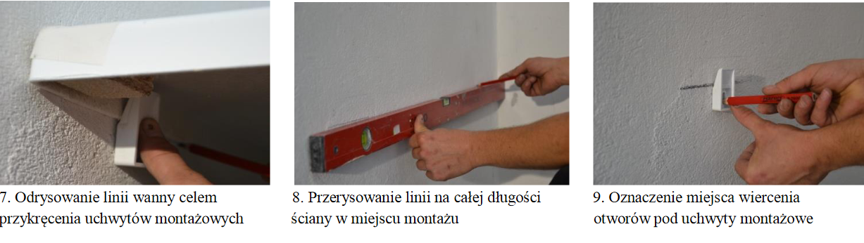 Instrukcja montażu wanny - krok 3