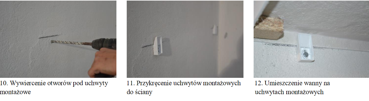 Instrukcja montażu wanny - krok 4